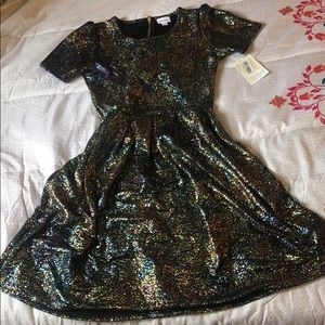 Metallic party dress